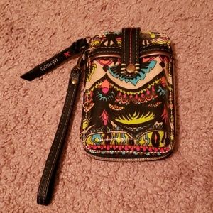 Sakroots Multi Color Wristlet Wallet